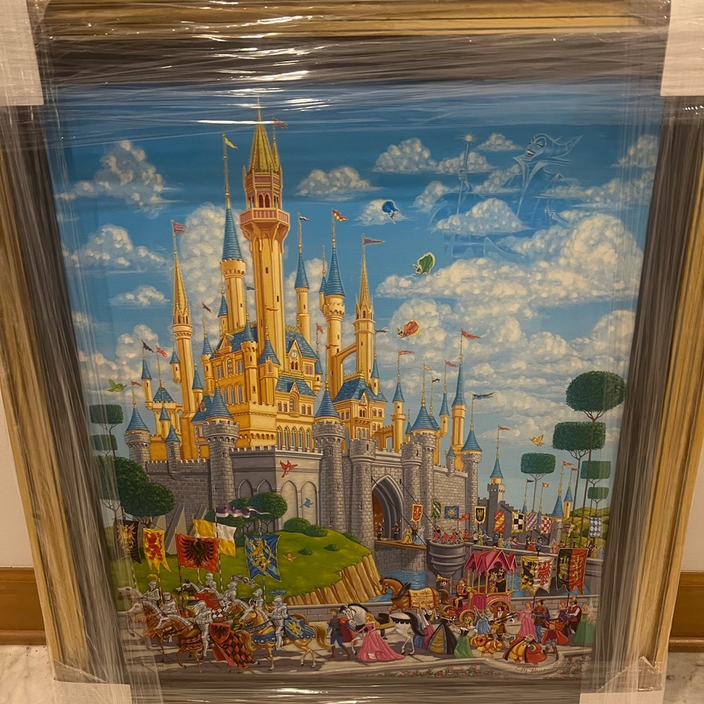 all of my Disney art pieces have been purchased from Disney World wt the park
